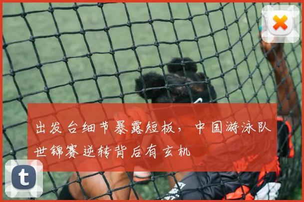 出发台细节暴露短板，中国游泳队世锦赛逆转背后有玄机